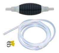 Ciieeo Pompe à Essence Manuelle avec Anneaux, Ensemble de Tuyaux D'huile 3 Mètres, Pompe de Transfert D'eau et Kérosène Portable, Siphon Manuel pour Carburant, Huile, Fioul et Liquides