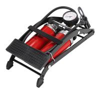 Ciieeo Pompe à Pied Portable Haute Pression Double Cylindre, Mini Pompe à Air à Pédale pour Vélo, Moto, Ballon, Compatible Valves Multiples, Usage Outdoor, Gonflage Couleur Aléatoire