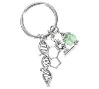 Ciieeo Porte-Clés Microscope en Alliage Breloque Scientifique pour Paquet à Dos Fille Accessoire Biologique et Chimie Présent Élève et Chercheur Bijou Thématique Microbiologie