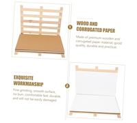 Ciieeo porte-échantillons de plantes affichage des plantes échantillon humide usine presse pinces à fleurs pince à échantillon avec papier absorbant Bois