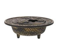 Ciieeo Porte-Parfum en Fonte Cuivre pour Aromathérapie, Brûleur Rituel Multifonction pour Bâtons et Résines, Bol de Combustion Compact pour Contemplation et Purification Intérieure