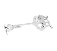 Ciieeo Porte-partitions pour Piccolo Fanfare à Rabat Argenté, Pince Réglable pour Lyre Musicale, Accessoire Portable pour Musiciens en Déplacement, Clip Stable pour Partitions