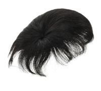 Ciieeo Postiche Cheveux Humains pour Hommes 13x14 Cm Extension de Cheveux Naturels Remplacement Capillaire Léger et Confortable Usage Quotidien et Cosplay