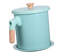 Ciieeo Pot à Graisse Acier Inoxydable avec Filtre Fin Récipient Chaleur pour Récupération de Graisse de Bacon Passoire Intégrée pour Cuisine Domestique et Restaurant