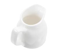 Ciieeo Pot à Lait Céramique avec Poignée Tasse à Mousse et Sauce pour Restaurants et Hôtels Résistante Chaleur Design Élégant et Facile à Nettoyer