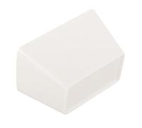 Ciieeo Pot à Sucre Carré en Céramique Blanche 10 Cm, Sucrier de Table Résistant pour Café et Thé, Récipient Cubique pour Sucre, Sel ou Épices, Maison et Café, Conservation Pratique