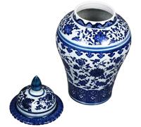 Ciieeo Pot Général en Porcelaine Bleue Et Blanche Pots Récipient à Thé Pot à Thé Ancien Boîte à Thé en Vrac Stockage Peut Boîte à Thé De Cuisine Boîte à Thé Multifonction Céramique
