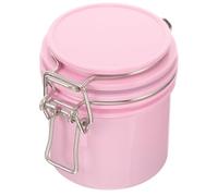 Ciieeo Pot Hermétique 200 Ml pour Colle à Faux Cils, Bocal de Stockage Rose Compact, Résistant et Étanche, pour Extensions de Cils en Salon et Usage Personnel