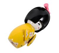 Ciieeo Poupée Kimono Japonais Figurine Artisanale Décoration Intérieure Ornement De Bureau Statue Traditionnelle pour Collection