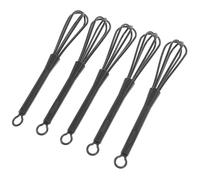 Ciieeo pour Cheveux et Ustensiles Cuisine en Plastique Lot de 5, Petits Mélangeurs à Œufs Adaptés pour Usage Domestique et Salon 6.77X0.98In Réutilisable