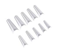 Ciieeo Présentoir Manucure 500 Pièces Faux Ongles Naturel Palette de Conseils pour Ongles Accessoires Nail Art Pratique pour Salon et Entraînement Débutants