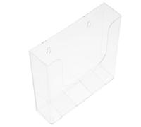 Ciieeo Présentoir Mural A5 en Acrylique Transparent pour Dossiers et Porte-brochures de Bureau, Organisateur Vertical Dimensions 14,8 X 3,5 Cm, Étagère Murale Pratique pour Rangement