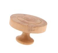 Ciieeo Presse à Pâte en Bois Massif pour Pains Plats et Petits Pâtés, Moule Rond 6 CM Adapté pour Restauration Cuisine Familiale