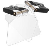 Ciieeo Protection Oculaire pour Meuleuse D’Angle 6 Pouces, 2 Pièces Boucliers Transparents en Plastique, Couverture D’Angle pour Banc, Remplacement Garde-Yeux, Accessoire Sécurité Outils