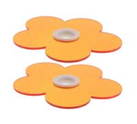 Ciieeo Protection pour Lampe UV Ongles Gel Professionnel 2 Pièces en Plastique et Silicone Forme Fleur pour Salon Manucure Réduisant la Fatigue Oculaire Dispersion de Lumière