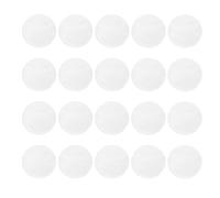 Ciieeo Protection Transparente pour Badge Rond en Pvc 20 Pièces pour Couverture Lisse et Résistante Badge de 55mm, pour Exposition et Rangement de Médaillons Souvenirs