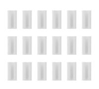 Ciieeo Protections pour Évier Cuisine 100 Pièces en Plastique Blanc 4,8 Mm Manchons Antidérapants pour Pieds en Fil de Fer, Accessoires Drain et Support, Résistants à L'eau L'huile,