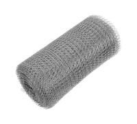 Ciieeo Protège-gouttière en Acier Inoxydable Grille Anti-obstruction, Maille Résistante Argentée pour Gouttière Soi-même, Prévention des Feuilles et Débris