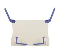 Ciieeo Pupitre de Musique Pliable en Plastique Blanc Support de Partitions de Bureau Léger et Portable Pupitre de Lecture Réglable pour Maison Bureau et Bibliothèque