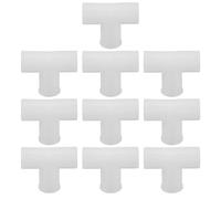 Ciieeo Raccords en T en Plastique 16 MM pour Tubes de Portant à Vêtements Connecteurs Robustes pour Étagères à Chaussures Modulaires Pièces de Rechange 10 Pcs Optimisation Rangement