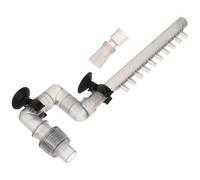 Ciieeo Raccords pour Aquarium en Plastique Abs, Kit de Tuyaux D'écoulement d'eau Facile à Installer Stocker, Accessoires pour Filtration Externe Multi-scènes