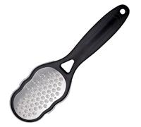 Ciieeo Râpe pour Pédicure en Acier Inoxydable Réutilisable pour Enlever les Callosités et Peau Morte, Poignée Abs Ergonomique, pour Soins des Pieds à Domicile