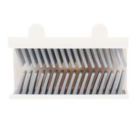 Ciieeo Récupérateur de Cheveux Mural pour en Silicone Blanc Oreilles Collecteur de Cheveux pour Siphon de Salle de Bain Accessoire Hygiénique Anti-Cheveux