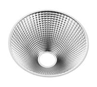 Ciieeo Réflecteur en Aluminium pour Lampe Torche LED 92x43x20 Mm, Accessoire de Coupelle Réflectrice Métallique, Anneau de Remplacement pour Projecteur, pour Éclairage Intérieur