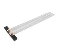 Ciieeo Règle Multifonctionnelle en Acier Inoxydable Légère et Portable pour Menuiserie et Amélioration Maison, Outil de Mesure Précis et Pratique