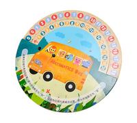 Ciieeo Règle Numérique Éducative pour Garçon et Filles, Aide la Formation en Mathématiques, Pédagogique Portable en Bois, Outil D’addition et Soustraction Jusqu’à 20, Matériel Scolaire