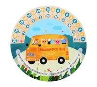 Ciieeo Règle Pédagogique en Bois pour Garçon et Filles Outil Éducatif pour Addition et Soustraction Jusqu’à 20, Règle des Chiffres Portable pour Apprentissage Mathématique la Maison