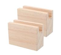 Ciieeo Rehausseurs De Meubles Antidérapants 2 Pièces 1.57 Pouces Bloc Robuste pour Pieds De Canapé Lit Table Chaise Réhausseur De Pieds De Meubles pour Usage Quotidien Maison