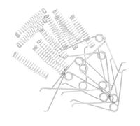 Ciieeo Ressorts de Remplacement pour Sécateurs de Jardin Assortiment de 20 Ressorts en Acier Inoxydable de V Adaptés à L’élagage des Branches Robustes et Confortables pour Taille