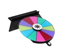 Ciieeo Roue de Jeu à Écrire avec Support Roue Tournante Cases pour Tirage Au Sort Animation Fête Mariage et Éducation à Couleur Aléatoire Couleur Aléatoire