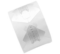 Ciieeo Rouleau 300 Pièces Autocollants Aluminium Épais Forme Poisson pour Extensions Ongles, Gabarits Nail Art Professionnels, Fournitures Manucure Diy, Modèle Guide Forme Ongles