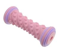 Ciieeo Rouleau de Massage Pieds et Mollets 17,3 Cm - Rouleau de Yoga Texturé en Plastique Solide Violet Clair - Masseur Manuel Portable pour Fascia Plantaire, Détente Musculaire