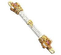 Ciieeo Rouleau de Mezouza en pour Porte Décoration Juive Design Artistique Protection Religieuse Présents Juifs Entrée de Maison Bénédiction de Porte