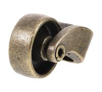 Ciieeo roulettes de Remplacement pour Canapé en Alliage de Zinc Roulette Pivotante Anti-Rayures 532 Bronze Ancien Accessoire Mobilier Robuste pour Pieds de Canapé Glisse Douce sur