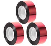Ciieeo Ruban Réfléchissant Effrayant pour Oiseaux 2,4cm X 80m en Pet Effet Scintillant et Découpable 3 Rouleaux pour Cultures et Jardins Extérieurs