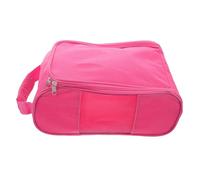 Ciieeo Sac à Chaussures de Golf Rose Oxford Respirant avec Fermeture Éclair Grand Organisateur Polyvalent pour Sport Voyage et Rangement à Domicile