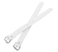 Ciieeo Sangle Amovible Blanche pour Panier de Vélo, Sangle Robuste pour Panier de Vélo, Décoration Ambiance Estivale, 1 Paire