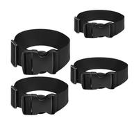 Ciieeo Sangles de Bagage en Nylon Réglables Lot de 4, Boucles de 2 à 5 CM de Largeur et 100 CM de Longueur pour Randonnée, Camping et Transport de Paquet de Couchage