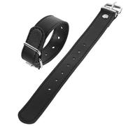 Ciieeo Sangles de Panier de Vélo en Cuir Réglables pour Garçon et Filles, 1 Paire Noire, Courroies Robustes Détachables pour Fixation Panier Guidon, Accessoires Vélo Garçon et Filles