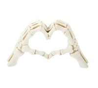 Ciieeo Sculpture de Geste de Cœur en Résine Décoration Moderne pour Bureau Style Minimaliste Ornement pour Saint-Valentin Décoration de Maison pour Salon et Chambre comme