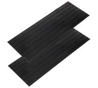 Ciieeo Semelles Antidérapantes pour Chaussures 2 Pcs en Silicone Noir Carré Protection Semelles -Pied Bruit Adhésives et Résistantes Accessoires pour Baskets et Escarpins