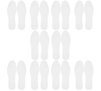 Ciieeo Semelles Intérieures Respirantes Jetables 20 Paires Papier Pulpe Fines Blanches Absorbantes Anti-transpiration pour Chaussures Randonnée Course Sport Unisexe Confort au Quotidien