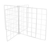 Ciieeo Séparateurs de Congélateur Réglables en Fil Métallique, Dimensions 42-56 Cm X 42-56 Cm X 32 Cm, Barrière en Treillis pour Rangement Organisé et Protection Alimentaire, Compatible
