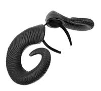 Ciieeo Serrage-tête Halloween Adulte en Noire Cornes de Diable, Accessoire Créatif pour Cheveux, pour Fête et Maquillage D'halloween