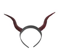 Ciieeo Serre-tête Cornes de Diable pour Halloween Bandeau de Diable Gothique Accessoire de Cosplay Décoratif pour Soirée Déguisée Thème des Fantômes