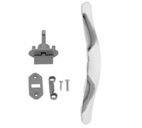 Ciieeo Serrure de Poignée de Meuble pour Caravane Kit de Verrouillage sans Clé pour Portes de Camping-Cars Remorques et Bateaux Remplacement Serrure de Porte Remorque Installation Facile